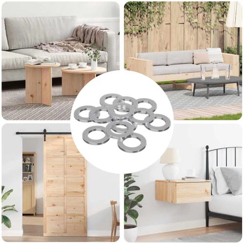 vidaXL Βίδες 50000 pcs Ασημί Σίδερο