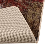 vidaXL Χαλί Runner MARSA Πολύχρωμο 100 x 150 cm Πολυέστερ και PVC