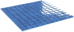 vidaXL Μωσαϊκό Πλακάκι 11 pcs Μπλε 50 x 50 cm Γυαλί