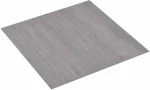 vidaXL Πλάκες Δαπέδου 5,11 τ.μ. 55 pcs PVC Σκούρο Γκρι Μελανζέ