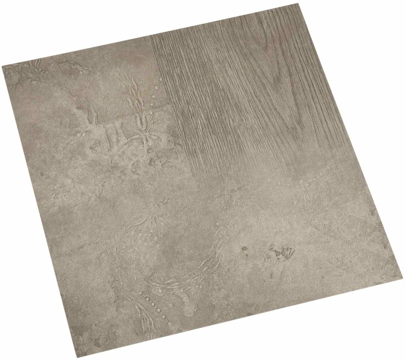 vidaXL Πλάκες Δαπέδου 5,11 τ.μ. 55 pcs PVC Σκούρο Καφέ και Γκρι