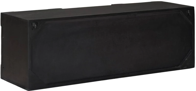 vidaXL Ντουλάπι TV με ράφι με αποθήκευση Μαύρο 105 x 30 x 35 εκ