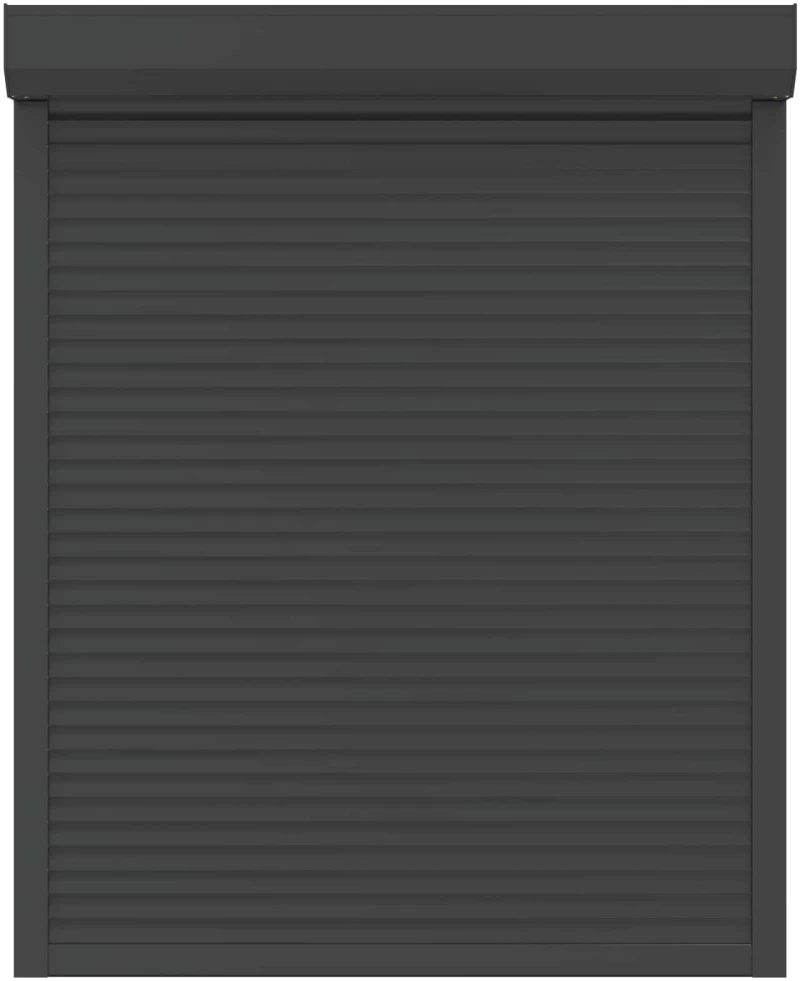 vidaXL Ρολό εισόδου Ανθρακί 120 x 150 cm Αλουμίνιο και Πολυουρεθάνη