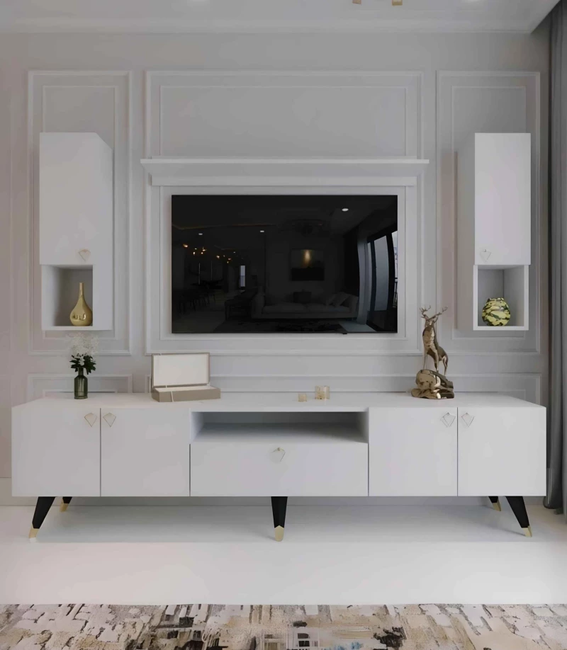 Stewehome Κονσόλα Πολυμέσων Χρυσής Χάρης (180 cm) 46x25 cm