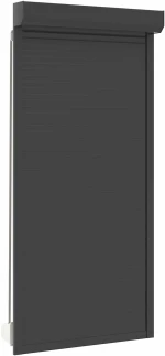 vidaXL Ρολό εισόδου Ανθρακί 100 x 210 cm Αλουμίνιο και Πολυουρεθάνη