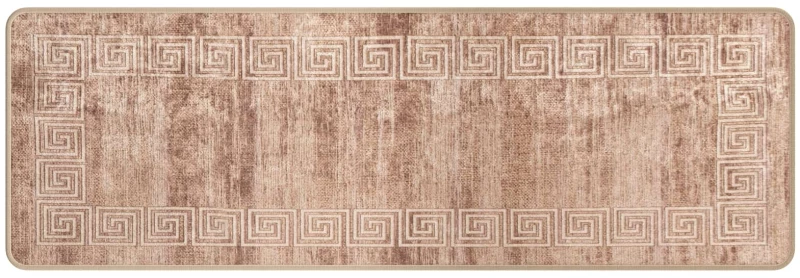 vidaXL Χαλί Runner MARSA Λευκός 50 x 150 cm Πολυέστερ και PVC