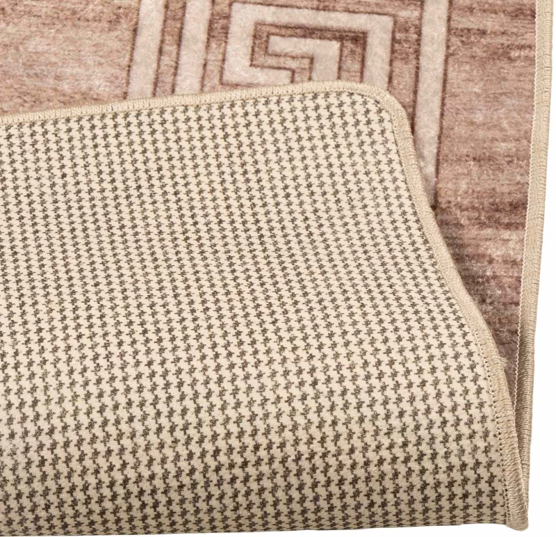 vidaXL Χαλί Runner MARSA Λευκός 50 x 150 cm Πολυέστερ και PVC