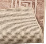 vidaXL Χαλί Runner MARSA Λευκός 50 x 150 cm Πολυέστερ και PVC
