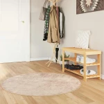 vidaXL Χαλί Runner MARSA Μπεζ 120 x 120 cm Πολυέστερ και PVC