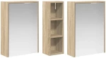 vidaXL Σετ Ντουλαπιών Μπάνιου 3 pcs 106 x 16 x 62,5 εκ.