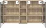 vidaXL Σετ Ντουλαπιών Μπάνιου 3 pcs 106 x 16 x 62,5 εκ.