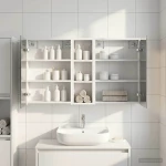 vidaXL Σετ Ντουλαπιών Μπάνιου 3 pcs 106 x 16 x 62,5 εκ.