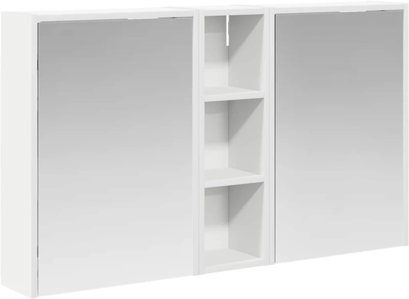 vidaXL Σετ Ντουλαπιών Μπάνιου 3 pcs 106 x 16 x 62,5 εκ.