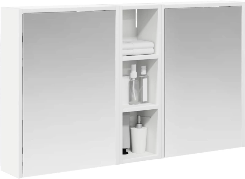vidaXL Σετ Ντουλαπιών Μπάνιου 3 pcs 106 x 16 x 62,5 εκ.