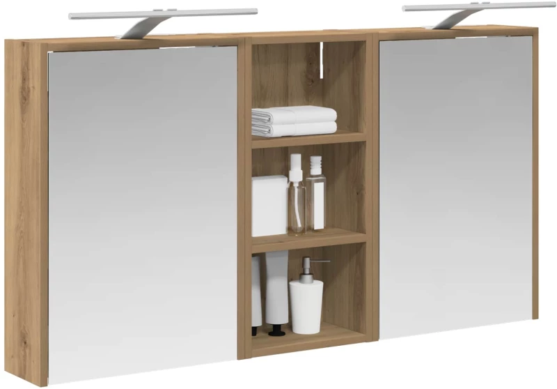 vidaXL Σετ Ντουλαπιών Μπάνιου 3 pcs 116 x 16 x 62,5 εκ.