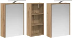 vidaXL Σετ Ντουλαπιών Μπάνιου 3 pcs 116 x 16 x 62,5 εκ.