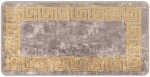 vidaXL Χαλί Runner MARSA Γκρι 50 x 100 cm Πολυέστερ και PVC