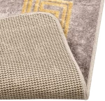 vidaXL Χαλί Runner MARSA Γκρι 50 x 100 cm Πολυέστερ και PVC