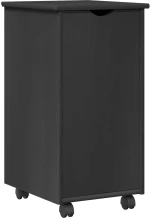 vidaXL Κινητό Ντουλάπι Γκρι 34 x 39 x 65,5 cm Στερεό ξύλο πεύκου