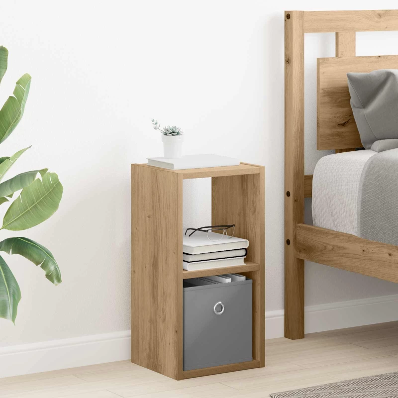 vidaXL Κομοδίνο Artisan Oak 25,5 x 22 x 49,5 εκ Επεξεργασμένο ξύλο