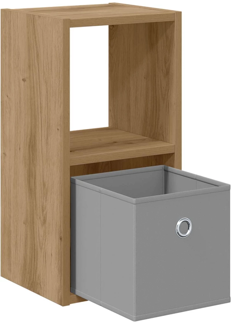 vidaXL Κομοδίνο Artisan Oak 25,5 x 22 x 49,5 εκ Επεξεργασμένο ξύλο