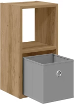 vidaXL Κομοδίνο Artisan Oak 25,5 x 22 x 49,5 εκ Επεξεργασμένο ξύλο