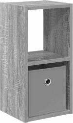 vidaXL Κομοδίνο Γκρίζο Σονομα 25,5 x 22 x 49,5 εκ Επεξεργασμένο ξύλο