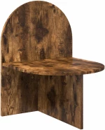 vidaXL Κομοδίνο Καπνιστή Δρυς 48 x 49 x 65 εκ.