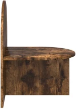 vidaXL Κομοδίνο Καπνιστή Δρυς 48 x 49 x 65 εκ.