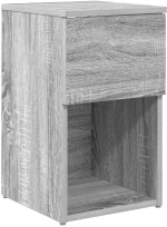 vidaXL Ντουλάπι κρεβατιού Γκρι Sonoma 29 x 31,5 x 49 εκ