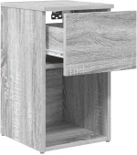 vidaXL Ντουλάπι κρεβατιού Γκρι Sonoma 29 x 31,5 x 49 εκ