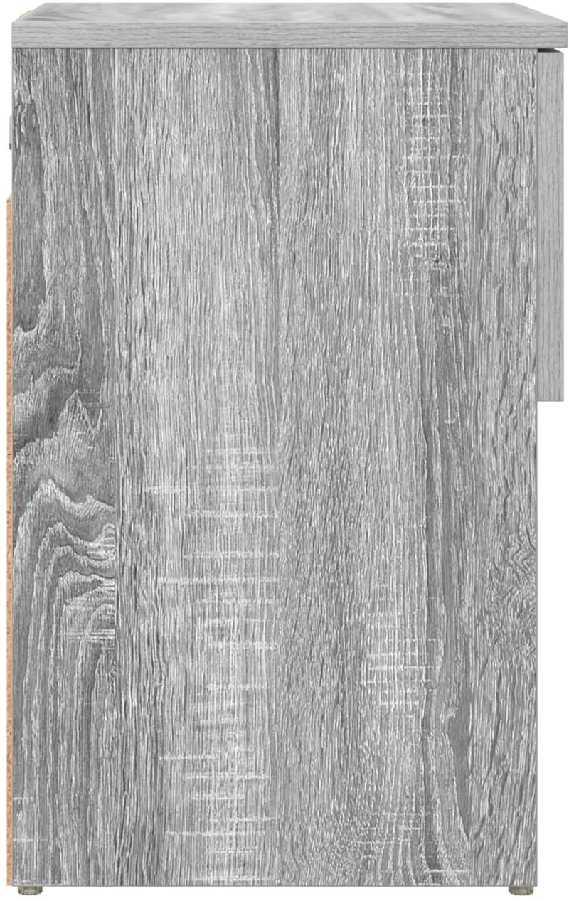 vidaXL Ντουλάπι κρεβατιού Γκρι Sonoma 29 x 31,5 x 49 εκ