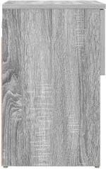 vidaXL Ντουλάπι κρεβατιού Γκρι Sonoma 29 x 31,5 x 49 εκ