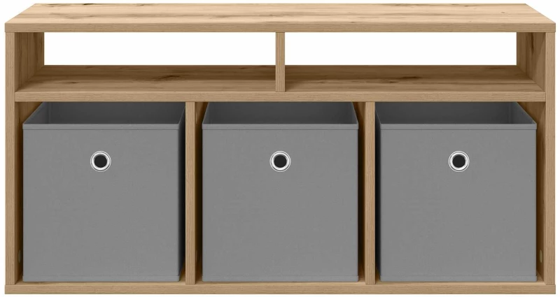 vidaXL Χαμηλό γραφείο με συρτάρι Artisan Oak 87 x 27,5 x 43 εκ