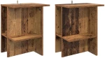 vidaXL Τραπεζάκι σαλονιού 2 pcs Παλαιωμένο ξύλο 40 x 30 x 49 εκ.