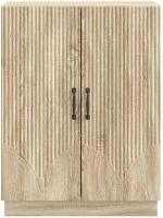 vidaXL Πλαϊνό γραφείο Sonoma Δρυς 66 x 34,5 x 87 εκ.