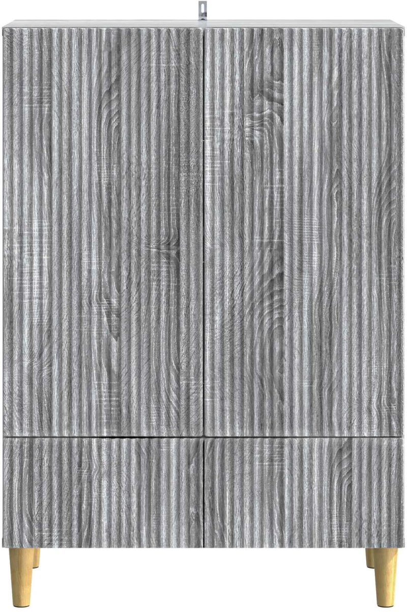 vidaXL Πλαϊνό γραφείο με συρτάρι Γκρι Sonoma 66 x 34,5 x 95 εκ.