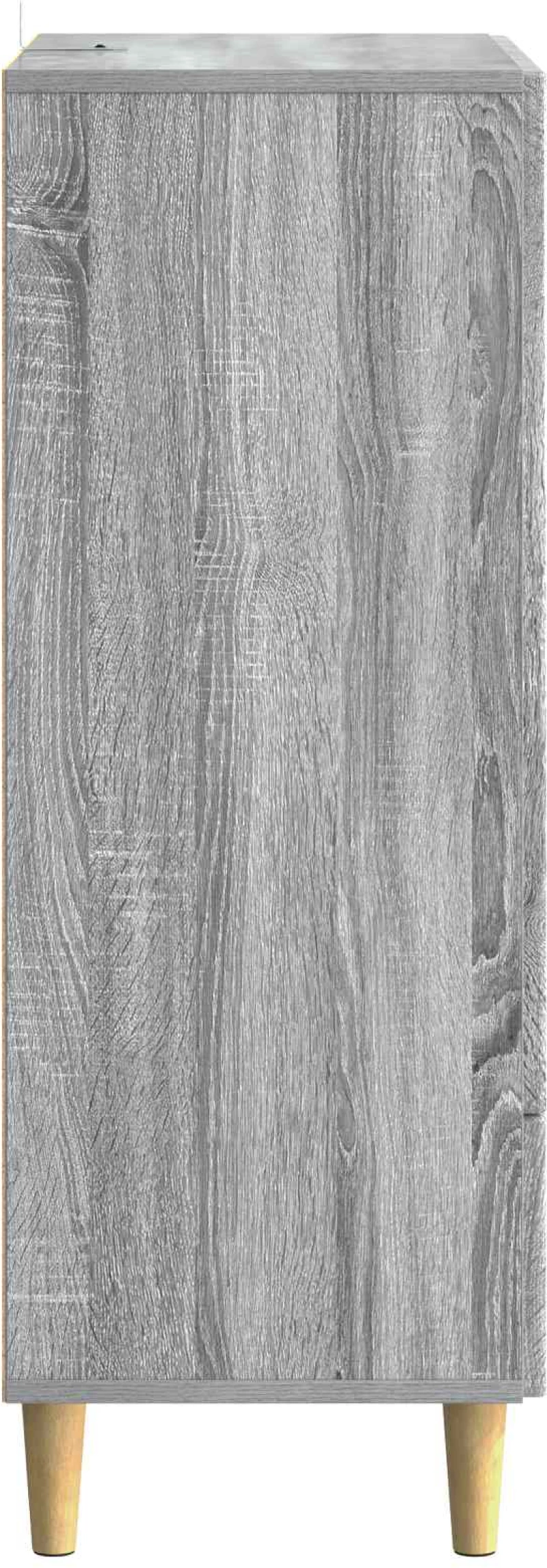 vidaXL Πλαϊνό γραφείο με συρτάρι Γκρι Sonoma 66 x 34,5 x 95 εκ.