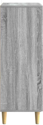 vidaXL Πλαϊνό γραφείο με συρτάρι Γκρι Sonoma 66 x 34,5 x 95 εκ.