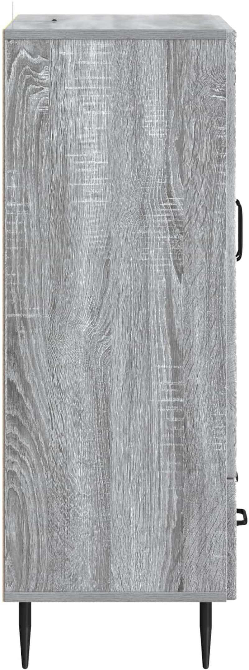 vidaXL Πλαϊνό γραφείο με συρτάρι Γκρι Sonoma 66 x 34,5 x 95 εκ.