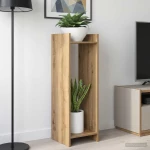 vidaXL Βάση φυτών με ράφι Τεχνίτικη Δρυς 30 x 30 x 100 εκ