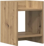 vidaXL Βάση φυτών με ράφι 2 pcs Τεχνίτικη Δρυς 30 x 30 x 40 cm