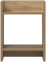 vidaXL Βάση φυτών με ράφι 2 pcs Τεχνίτικη Δρυς 30 x 30 x 40 cm