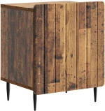 vidaXL Κομοδίνο Παλαιωμένο ξύλο 43 x 34,5 x 52 εκ Επεξεργασμένο Ξύλο