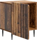 vidaXL Κομοδίνο Παλαιωμένο ξύλο 43 x 34,5 x 52 εκ Επεξεργασμένο Ξύλο