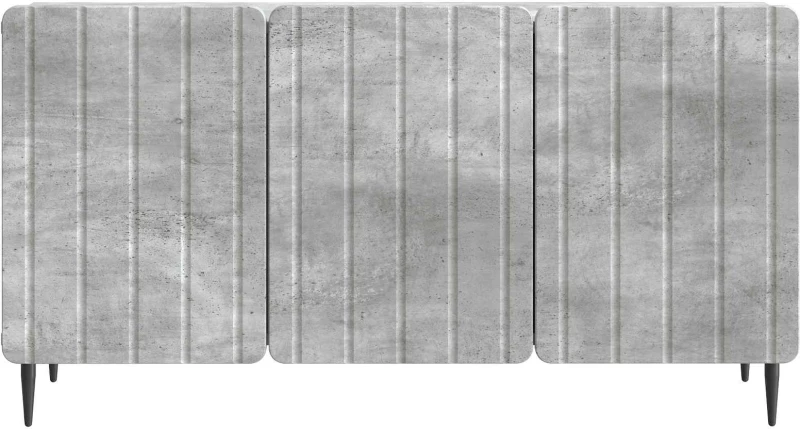 vidaXL Ντουλάπι TV Γκρι Σκυροδέματος 99 x 34,5 x 52 cm