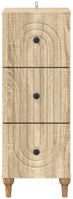 vidaXL Ντουλάπι με Συρτάρια Sonoma Δρυς 33 x 34,5 x 90 εκ