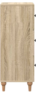 vidaXL Ντουλάπι με Συρτάρια Sonoma Δρυς 33 x 34,5 x 90 εκ