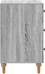 vidaXL Κομοδίνο Γκρι Sonoma 43x 41 x 66,5 εκ Επεξεργασμένο Ξύλο