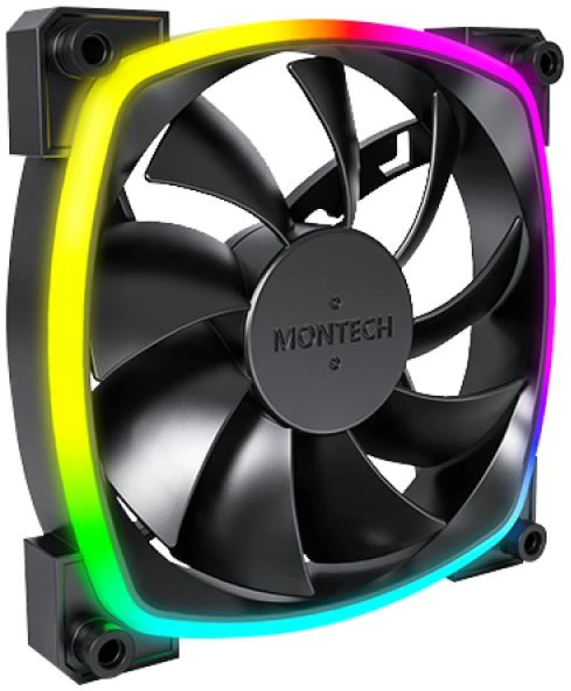 CASE FAN 120MM/AX120 PWM BLACK 3 IN 1 MONTECH